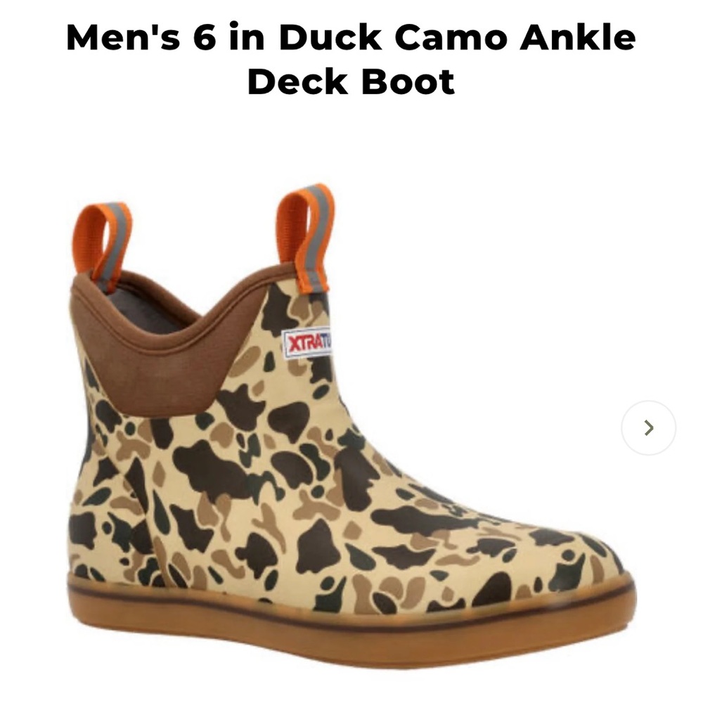 XTRATUF men's ankle deck boot
NWT